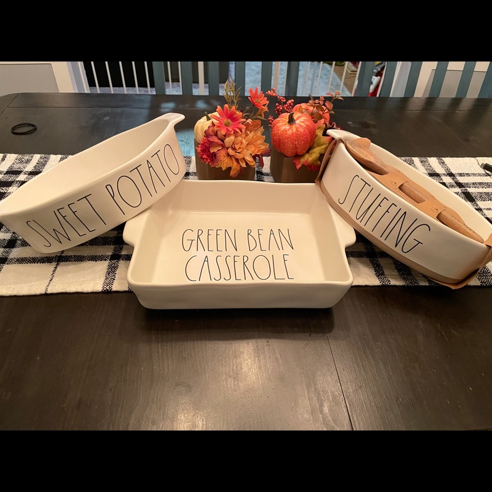 RAE DUNN THANKSGIVING SET